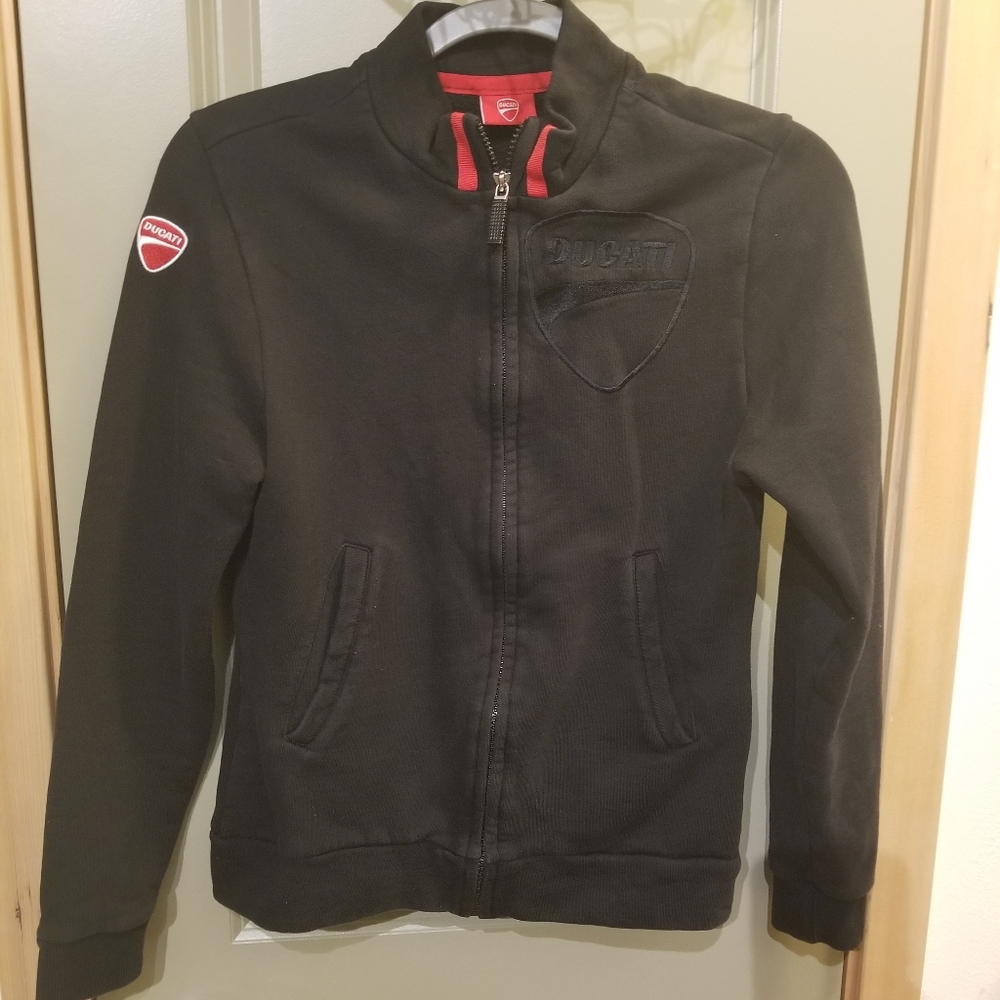 Ducati Company Women's Sweatshirt Jacket Sweater Lady Black, size Medium